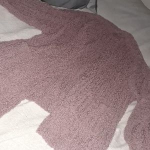 Popcorn material cardigan